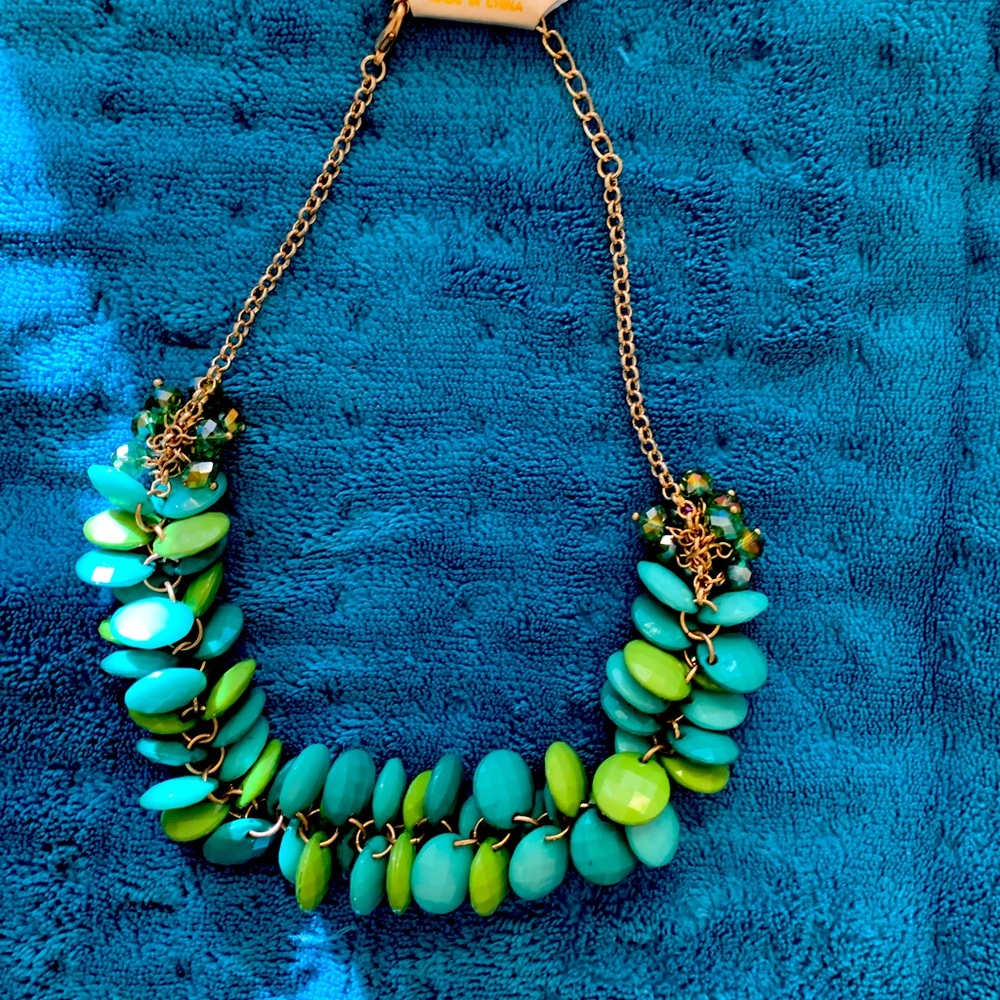 Cluster new Jade necklace